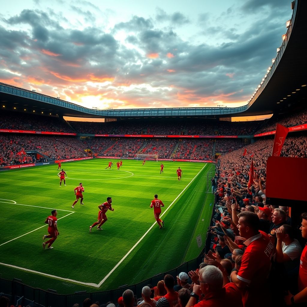 米兰体育网址-利物浦队成功击败曼联,取得英超榜首位置,距离夺冠只差一步