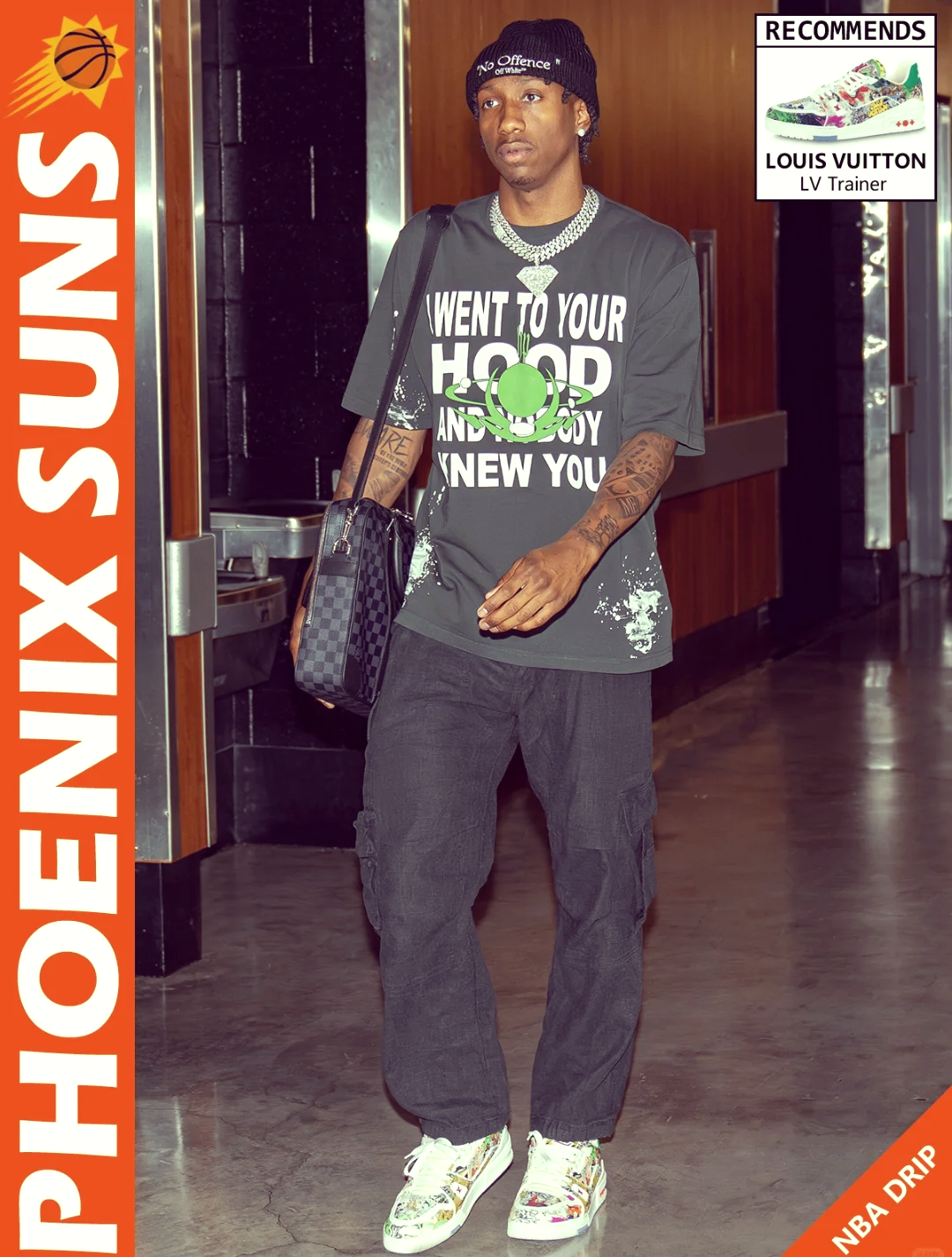 米兰体育电竞-NBA比赛中球员们的时尚穿搭秀