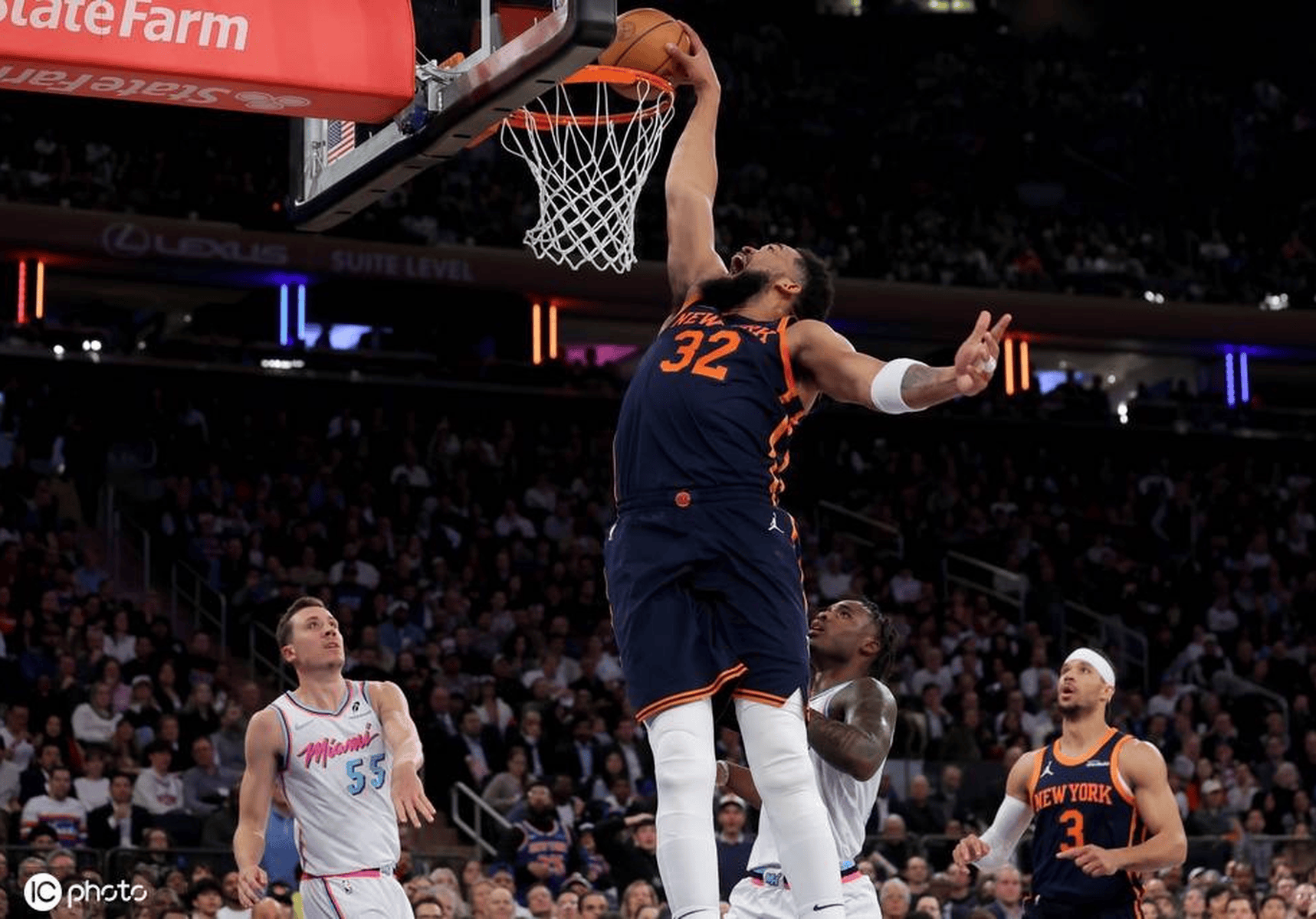 热火主场击败76人，尼克斯豪取胜